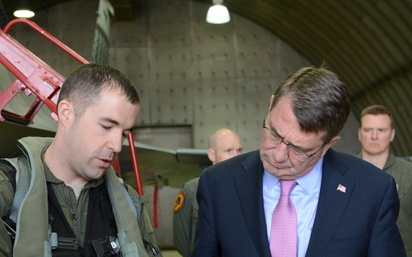 Secretary of Defense Ash Carter visits South Korea