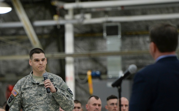 Secretary of Defense Ash Carter visits South Korea