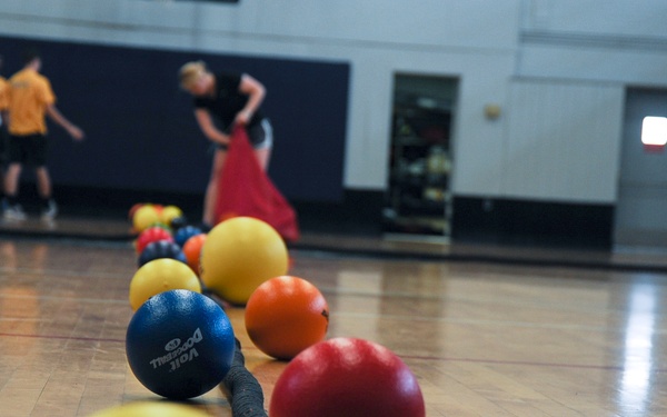 USS Abraham Lincoln Captain's Cup challenge dodgeball competition