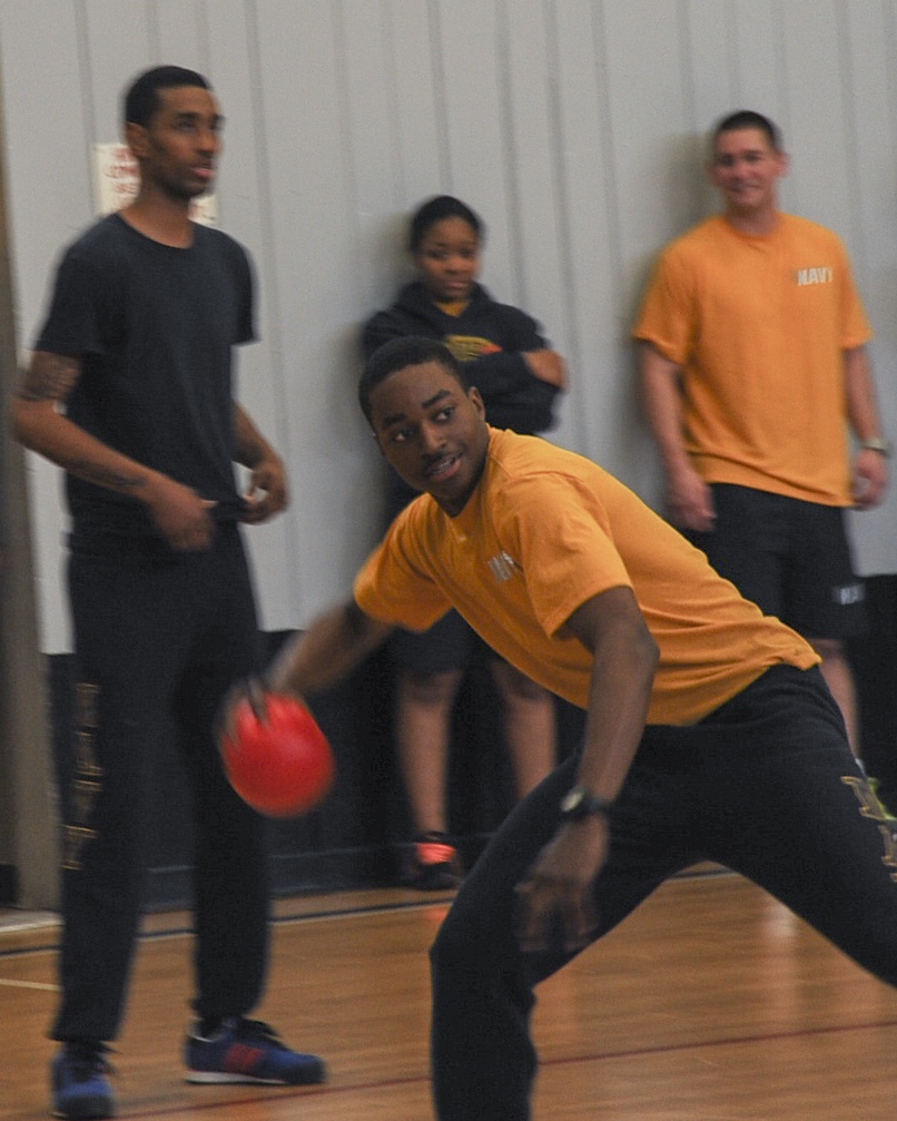 USS Abraham Lincoln Captain's Cup challenge dodgeball competition