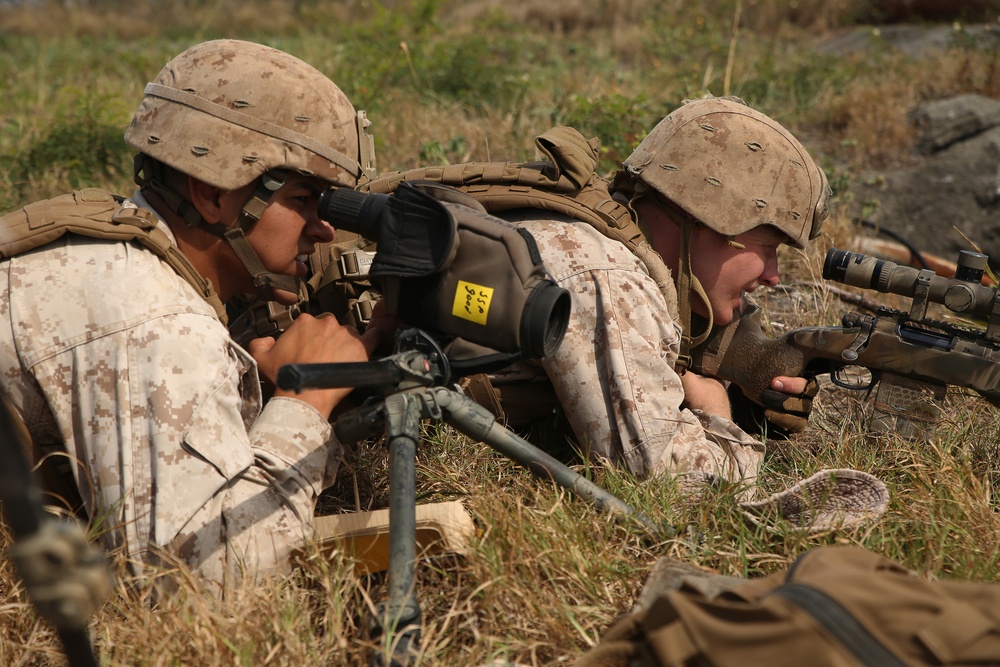 Hawaii snipers train in high angle shooting