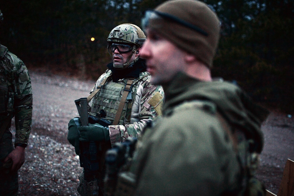 103rd Rescue Squadron trains at the firing range