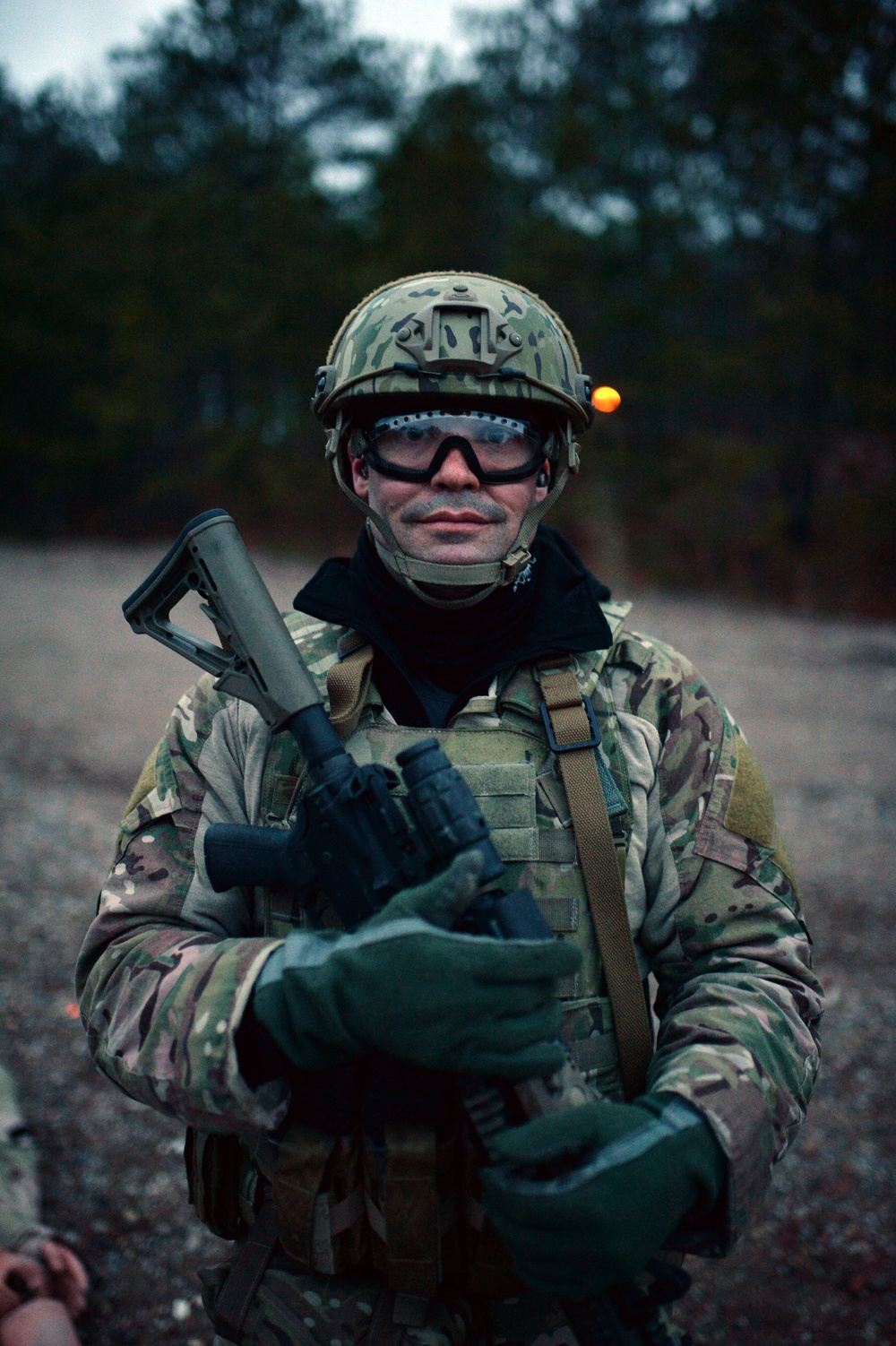 103rd Rescue Squadron trains at the firing range