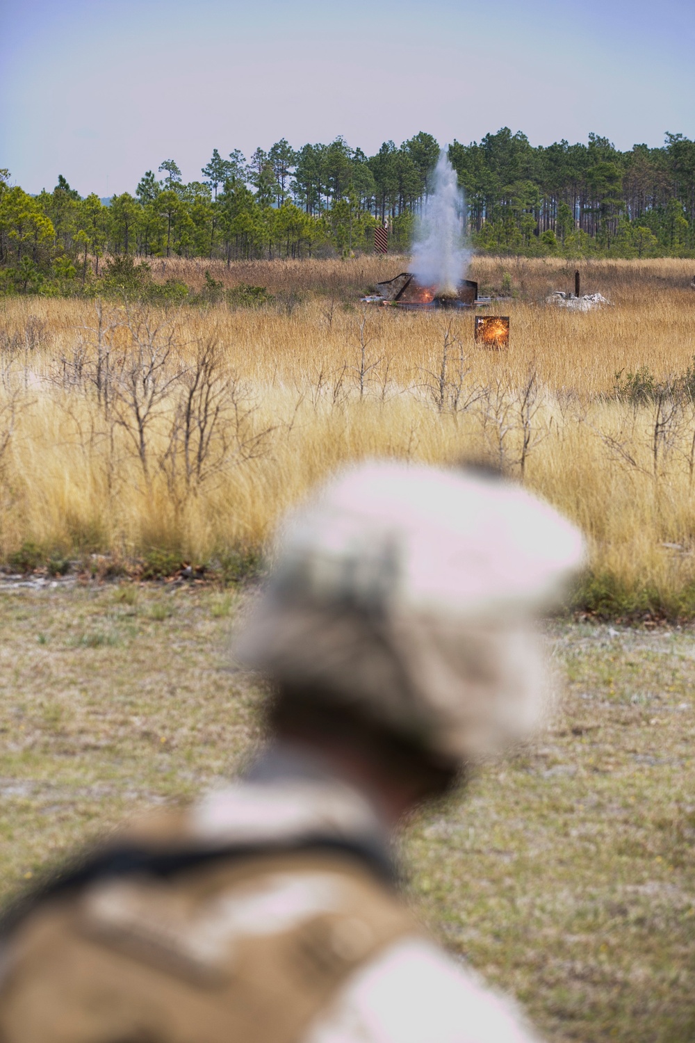 ‘Warlords’ launch grenades down range