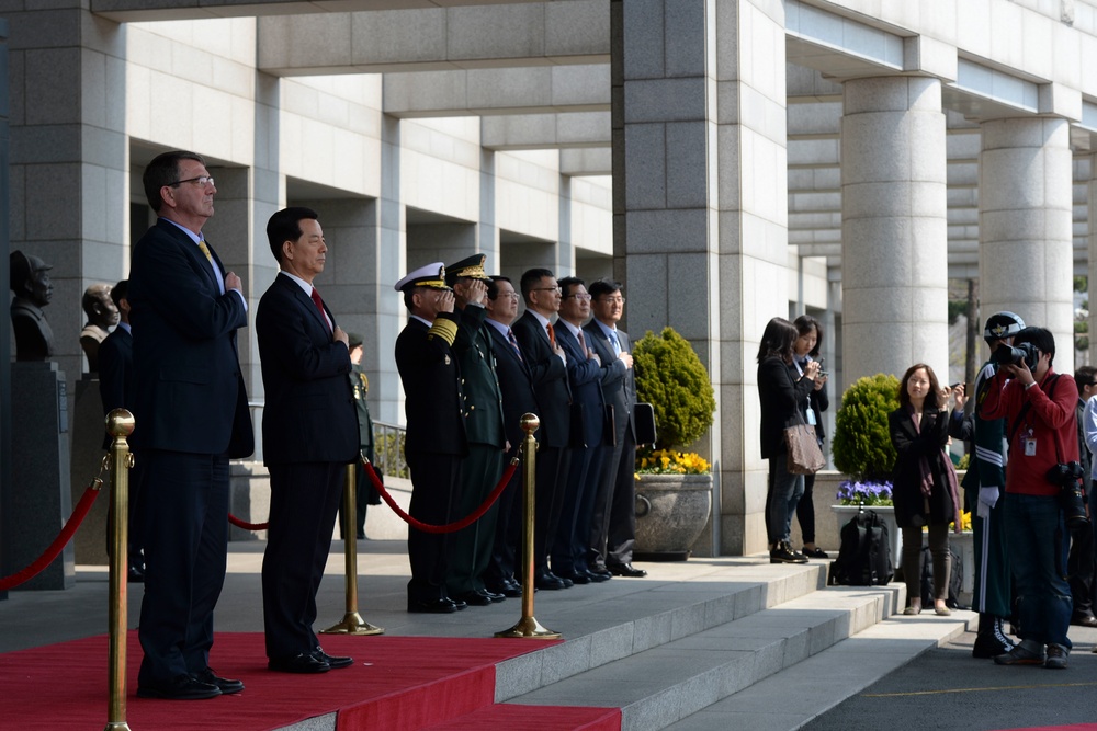 SECDEF in South Korea