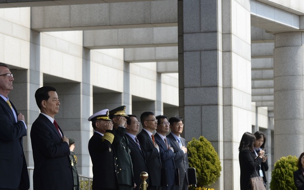 SECDEF in South Korea