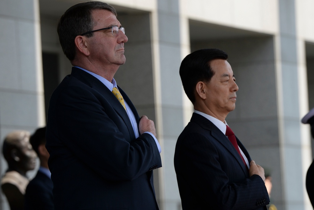 SECDEF in South Korea
