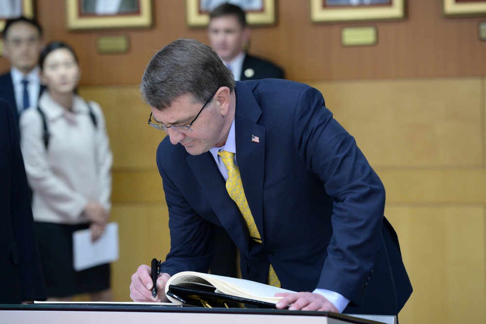 SECDEF in South Korea