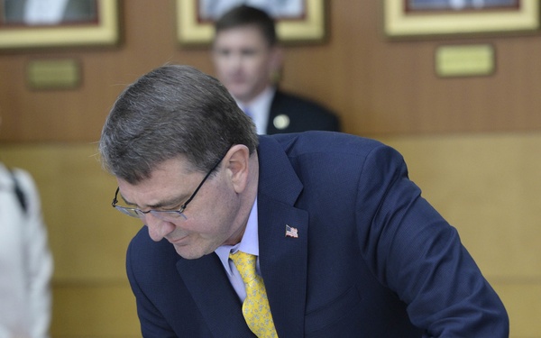 SECDEF in South Korea