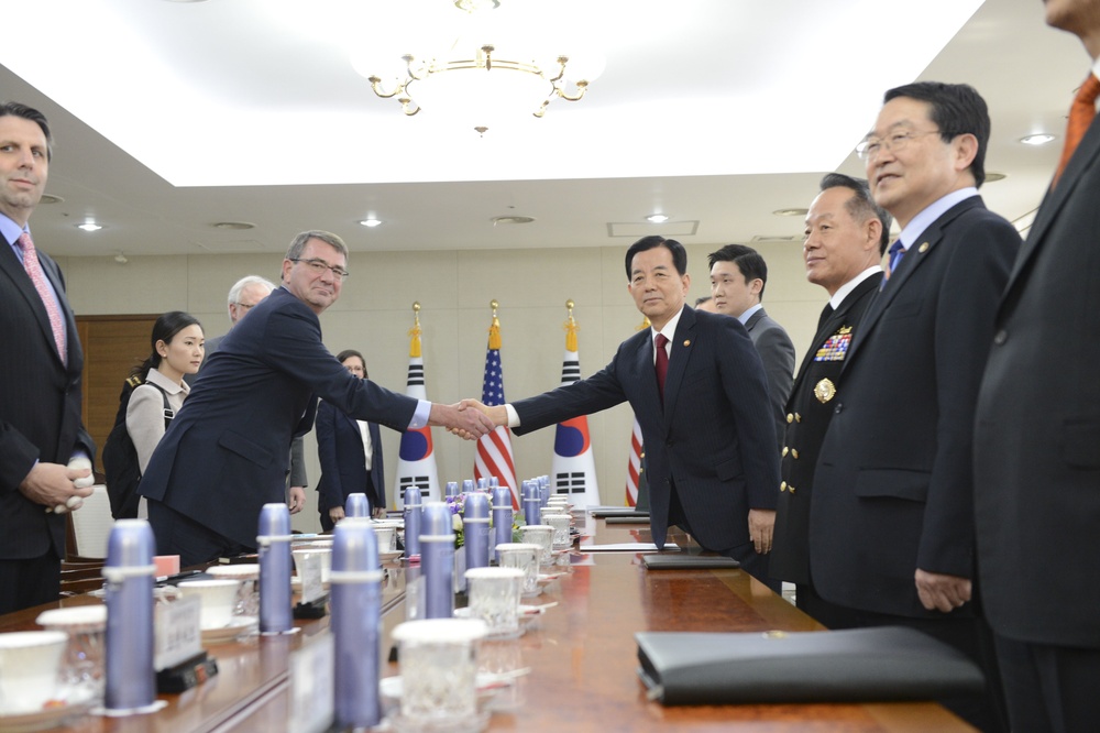 SECDEF in South Korea