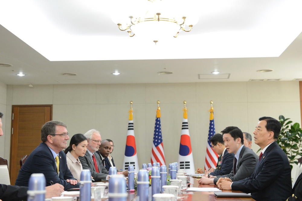 SECDEF in South Korea