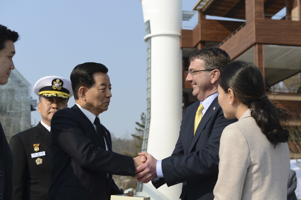 SECDEF in South Korea