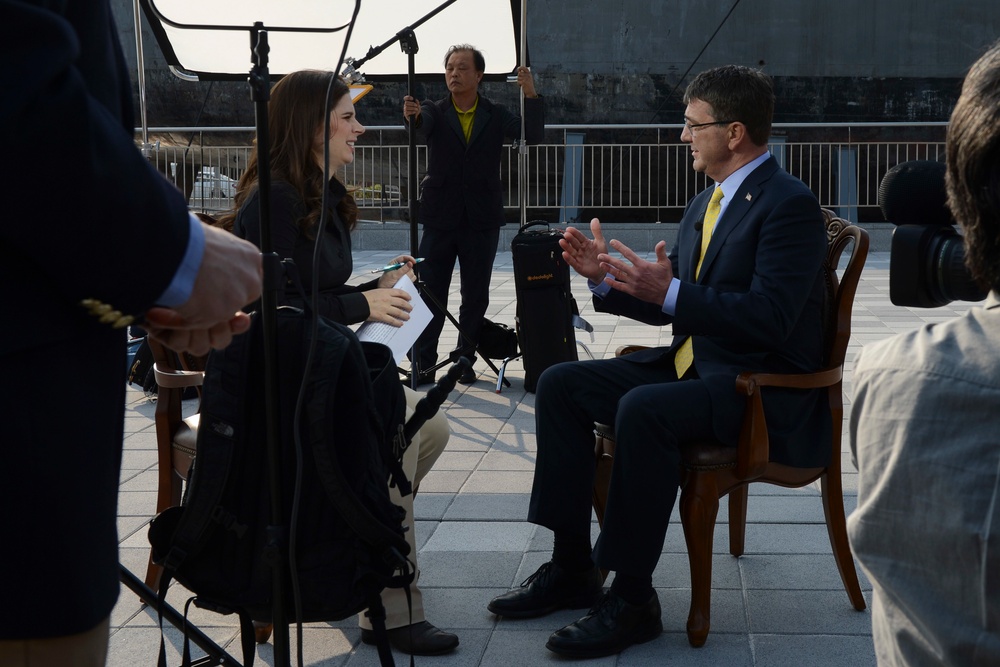 SECDEF in South Korea