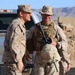 Integrated Task Force infantry Marines welcome General Officers