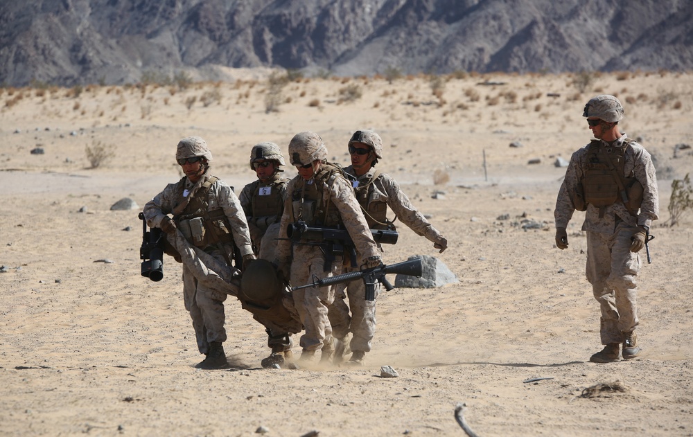 Integrated Task Force infantry Marines welcome General Officers