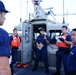 Coast Guard crew conducts safety brief