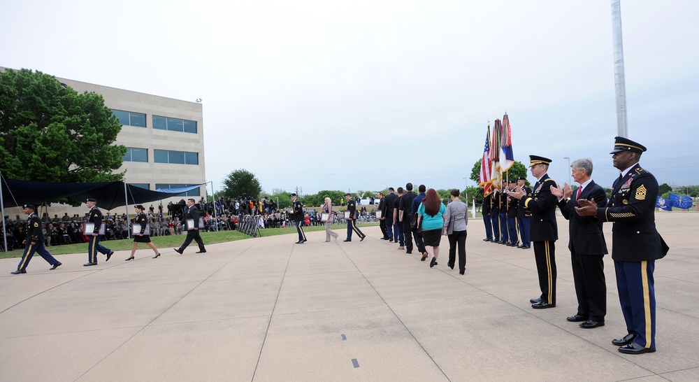 Fort Hood Purple Heart and Defense of Freedom Medal Ceremony