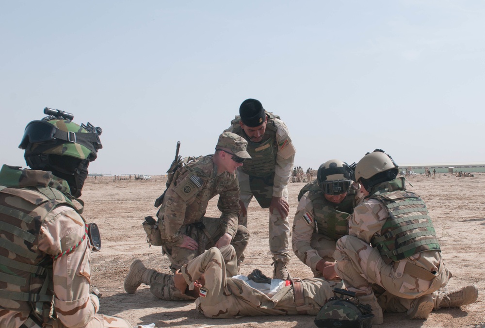 Iraqi soldiers train to win