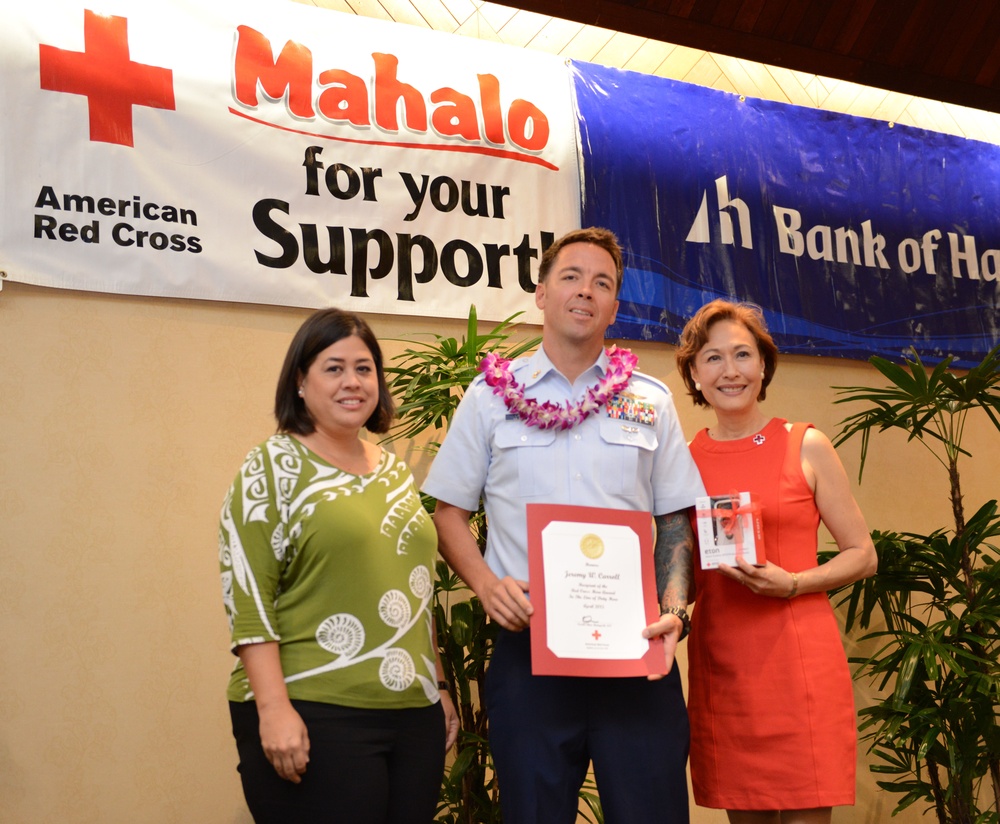 Coast Guard members recognized during American Red Cross Heroes Breakfast