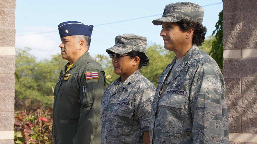 154th Wing Comptroller flight change of command ceremony