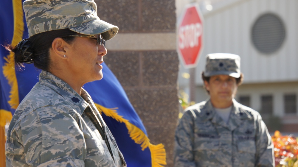 154th Wing Comptroller Flight change of command ceremony