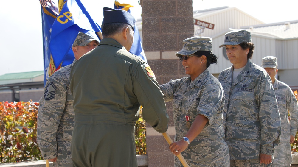 154th Wing Comptroller Flight change of command ceremony