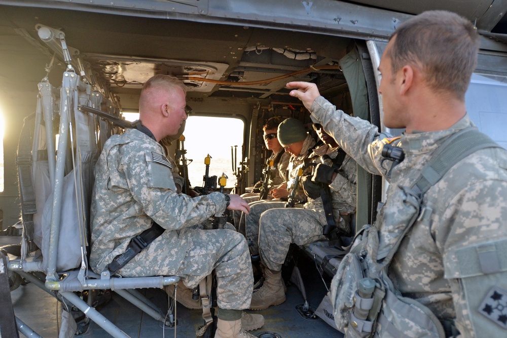 Lighting up the dark: Nighttime air assault