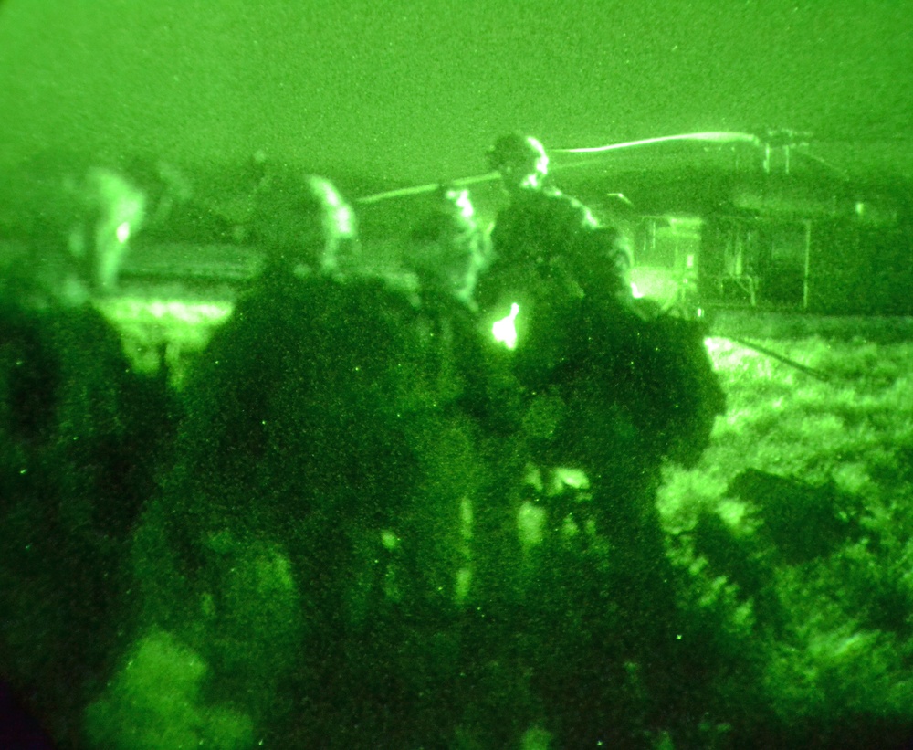 Lighting up the dark: Nighttime air assault