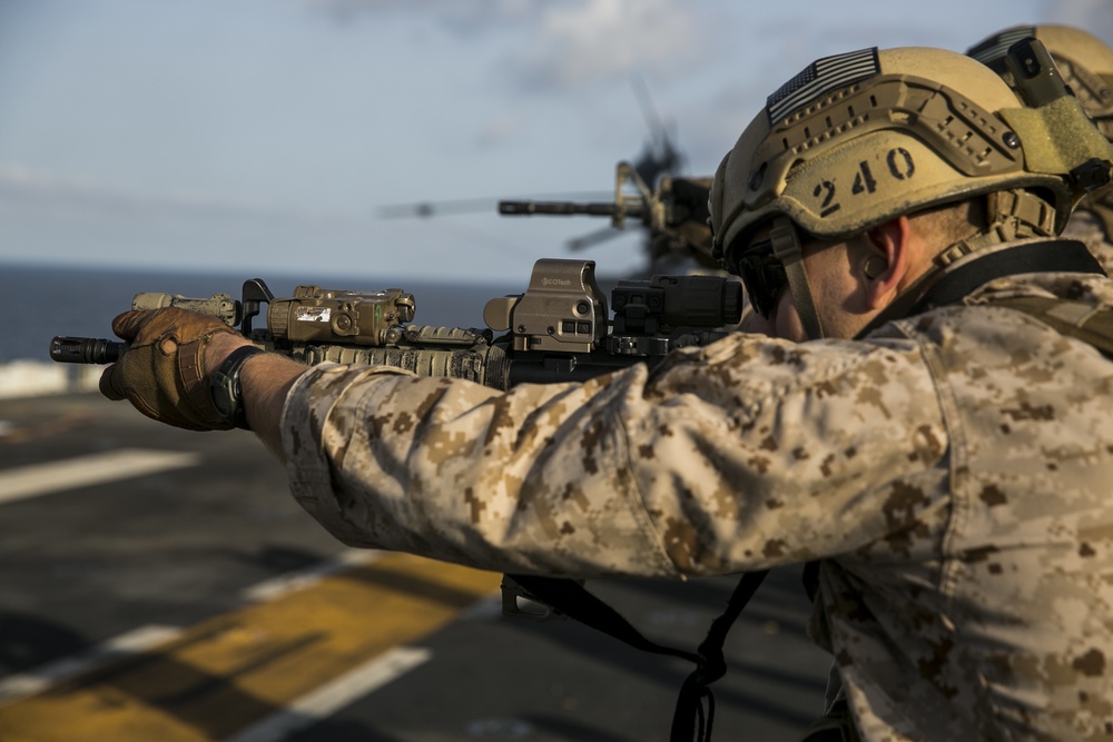 15th MEU Marines enhance marksmanship at sea