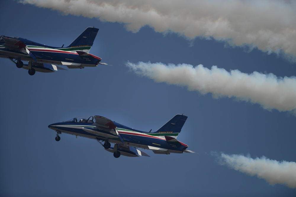 Frecce Tricolori over Aviano