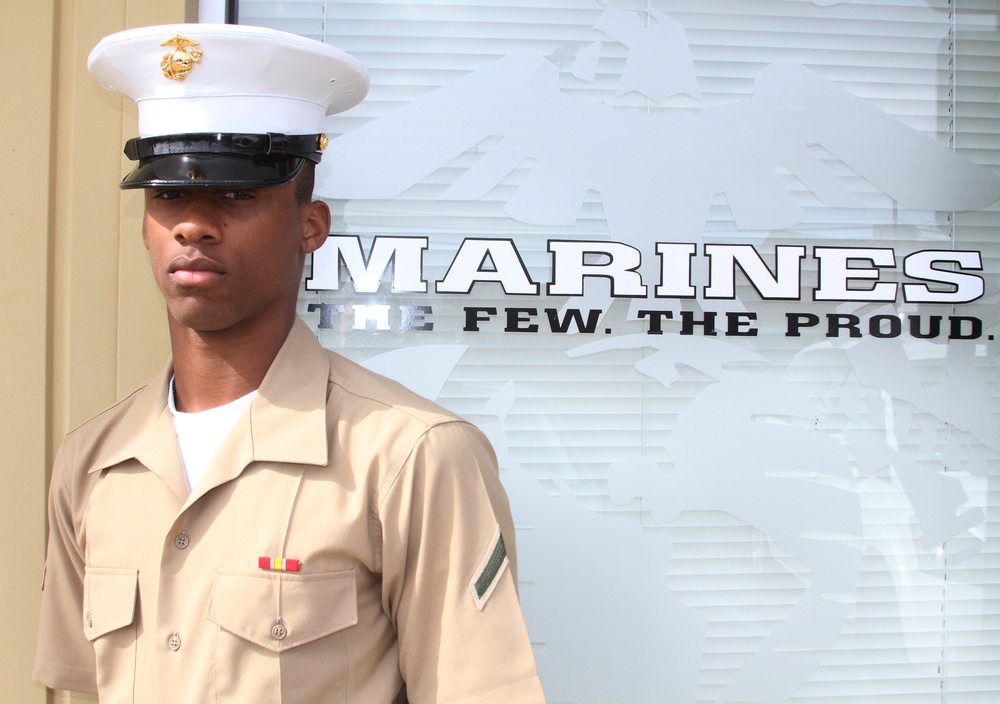 From foster homes to Marine Corps family, Newark native’s future looks bright