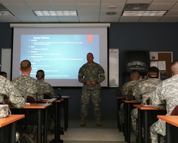 Assistant adjutant general leads professional development discussion
