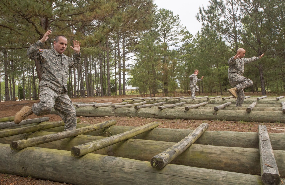 Confidence course at Fort Jackson