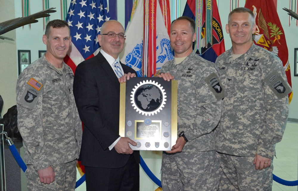 2014 Secretary of Defense Award for Excellence in Maintenance Training, Advise, and Assistance of Foreign Security Forces” Award Ceremony