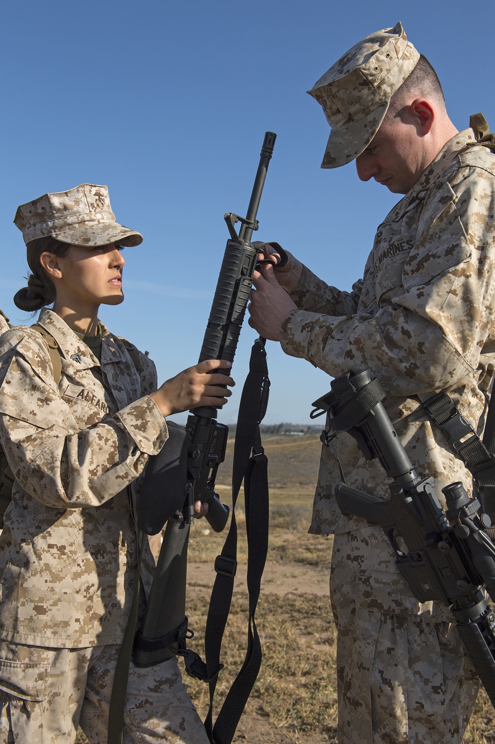 Marine reservists from MASS 6 conduct field training