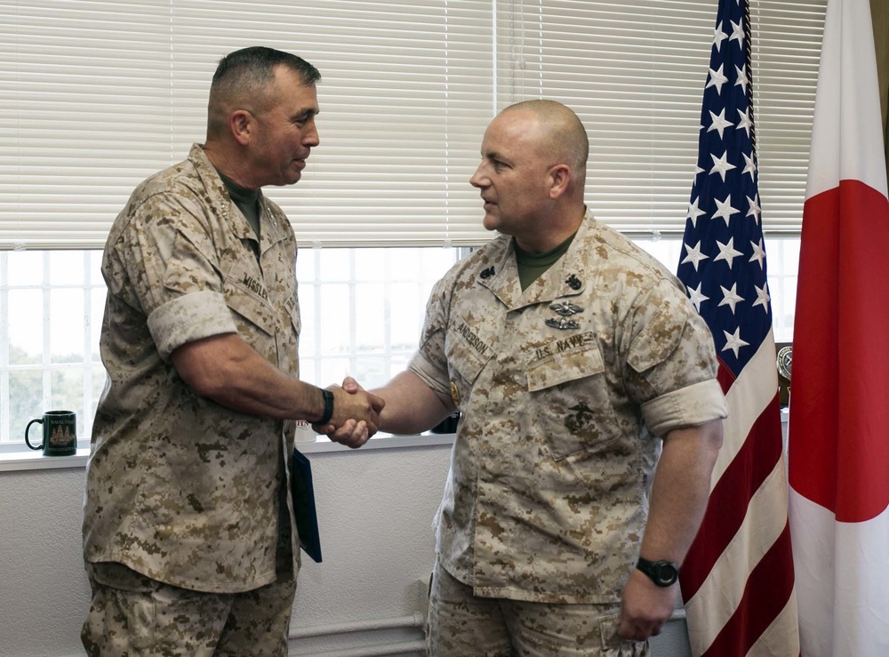 Lt. Gen. John E. Wissler receives “Honorary Chief Petty Officer”