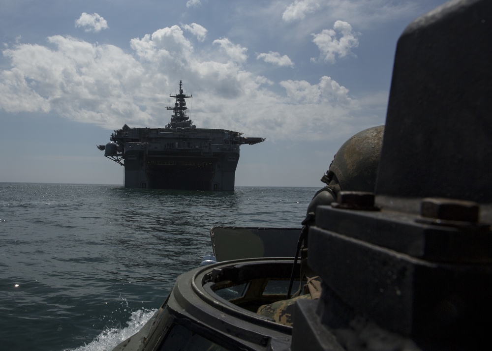 Mechanized Integration: 2nd Assault Amphibian Battalion conducts mechanized infantry assault