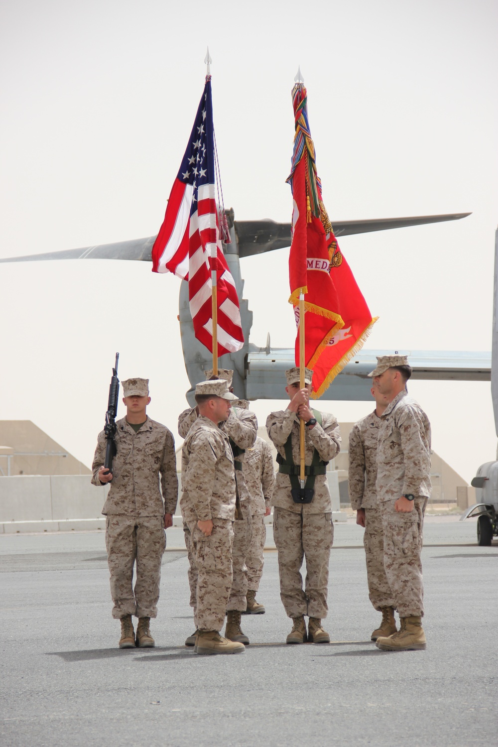 VMM-363 and VMM-165 Transfer of Authority Ceremony