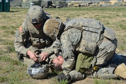 Medics train to triage, treat