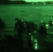 Marine combat divers execute clandestine dive mission