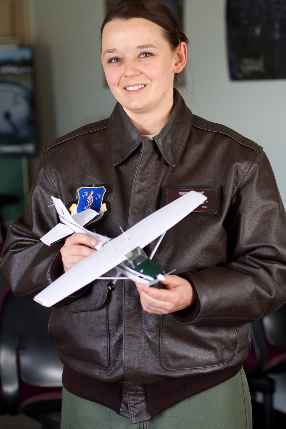 Airman goes for pilot license