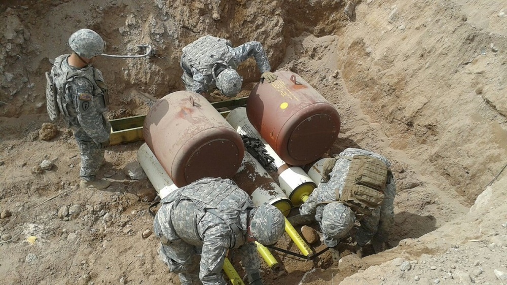 20th CBRNE troops eliminate 75,000 pounds of explosives