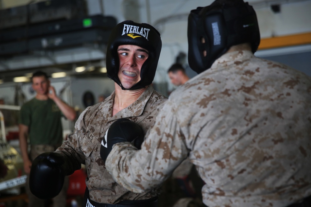 US Marines continue the fight at sea