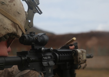 Marines fire modified tables of fire during marksmanship coaches course