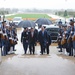 Secretary of Defense Ash Carter walks Haider al-Abadi Prime Minister of Iraq
