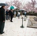 The Duke of Arenberg visits the President John F. Kennedy Gravesite in Arlington National Cemetery