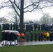 Graveside service in Arlington National Cemetery