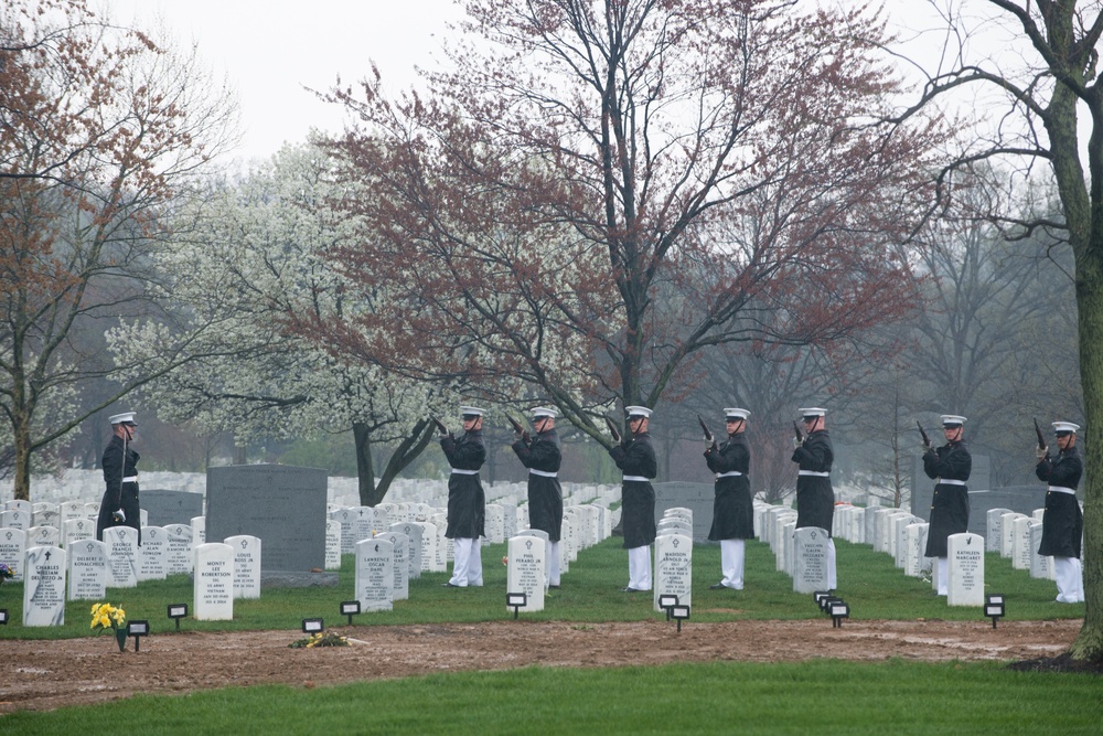 Firing party in Arlington National Cemetery