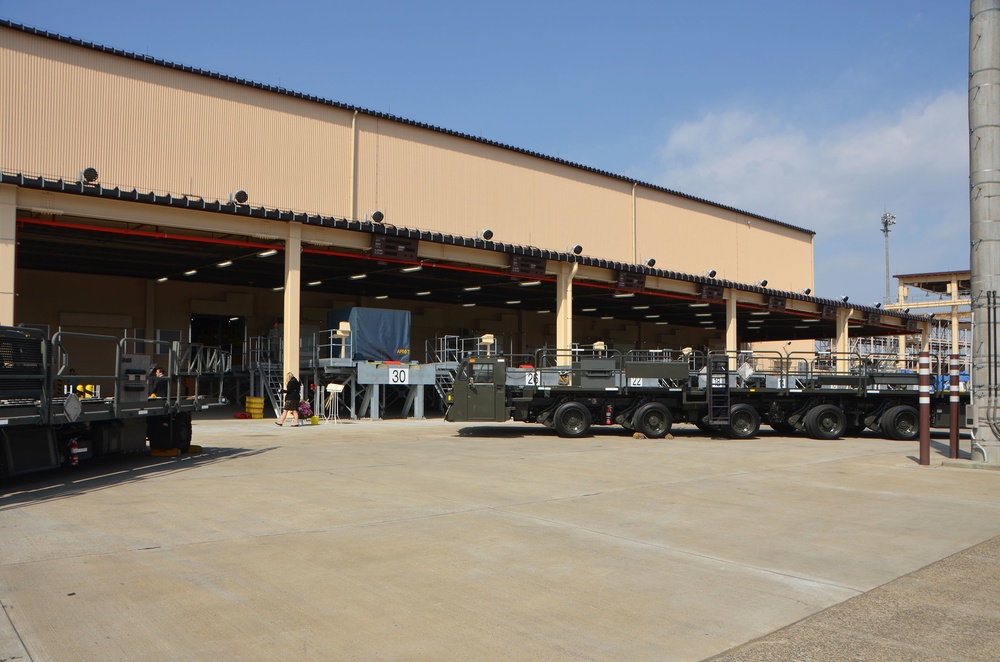 New Mechanized Materials Handling System opens at Yokota Air Base