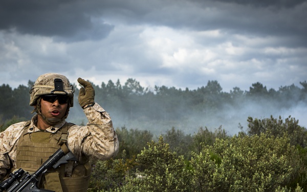 Marines and Fuzileros Manuever and Fire